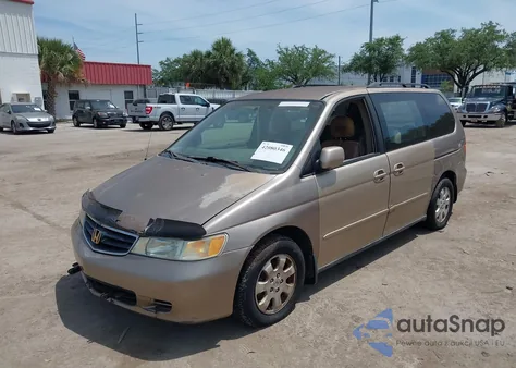 2003 Honda Odyssey Ex-L из США, поврежденный, VIN 5FNRL18733B002370